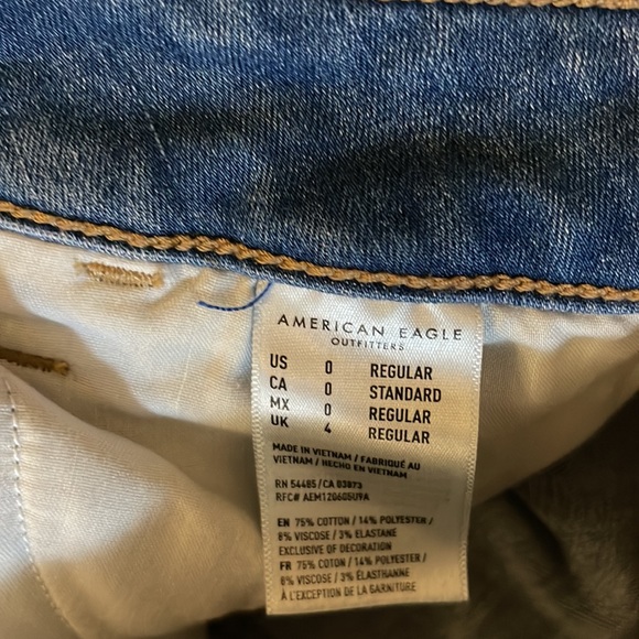 AMERICAN EAGLE jeggings sz 0 - Picture 6 of 6